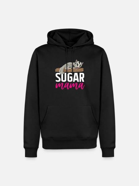 Short-headed glider Sugar Glider - Men’s Premium Organic Hoodie - black