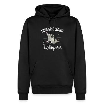 Planeur à tête courte Planeur à sucre - Sweat à capuche Premium bio Homme - noir - Devant - Nico (187cm)