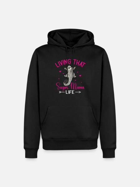 Short-headed glider Sugar Glider - Men’s Premium Organic Hoodie - black