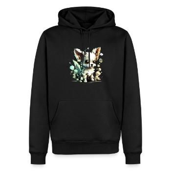 Chihuahua | Jeu Vidéo Amusant Gamer Comic Chien - Sweat à capuche Premium bio Homme - noir - Devant - Nico (187cm)