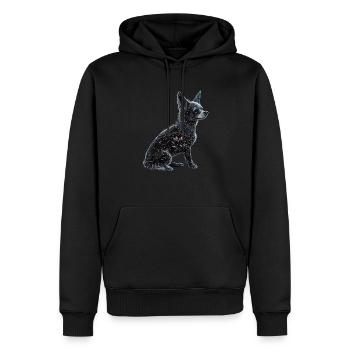 Chihuahua | Welpe Mama Lustiger Hund Niedlich - Männer Premium Bio Hoodie - Schwarz - Vorne - Nico (187cm)