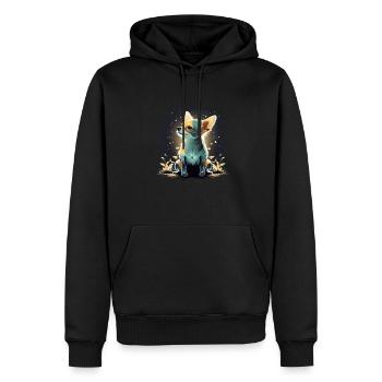 Chihuahua | Welpe Mama Lustiger Hund Niedlich - Männer Premium Bio Hoodie - Schwarz - Vorne - Nico (187cm)