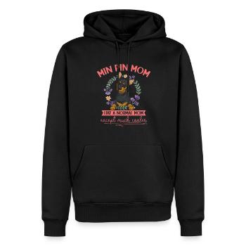 Miniature Pinscher Rehpinscher Min Pin Dog - Sweat à capuche Premium bio Homme - noir - Devant - Nico (187cm)