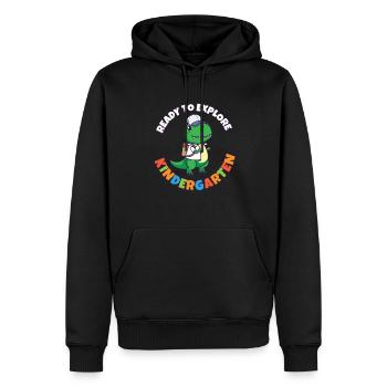 Back To School Day Ready to Explore Kindergarten - Männer Premium Bio Hoodie - Schwarz - Vorne - Nico (187cm)