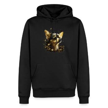 Chihuahua - Cute and beautiful coloured Dog Love - Men’s Premium Organic Hoodie - black - Front - Nico (187cm)