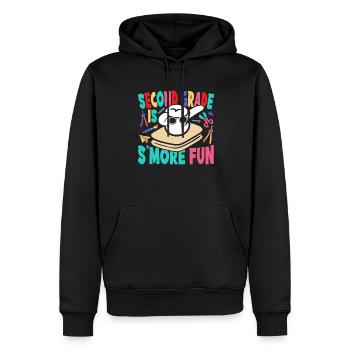 Second Grade Is Smore Fun Camping Dabbing Marshmal - Männer Premium Bio Hoodie - Schwarz - Vorne - Nico (187cm)