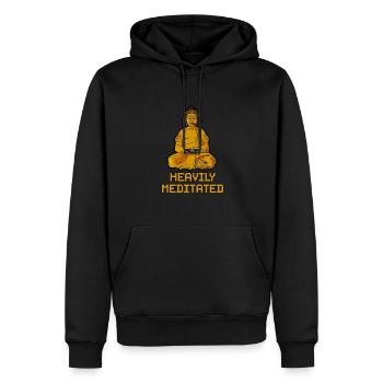 Joueur relaxant Saying Funny Gamer - Sweat à capuche Premium bio Homme - noir - Devant - Nico (187cm)