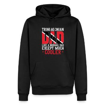 Trinidad und Tobago Flagge - Männer Premium Bio Hoodie - Schwarz - Vorne - Nico (187cm)