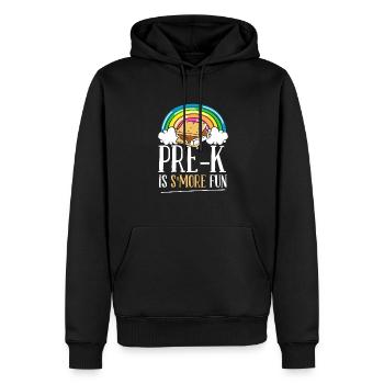 Kids Pre K est Smore Fun Rainbow Marshmallow Campin - Sweat à capuche Premium bio Homme - noir - Devant - Nico (187cm)