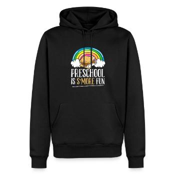 Camping Kids Preschool Is Smore Fun Rainbow Marshm - Männer Premium Bio Hoodie - Schwarz - Vorne - Nico (187cm)