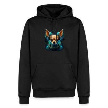 Chihuahua - Electronic Music Techno Festival - Men’s Premium Organic Hoodie - black - Front - Nico (187cm)