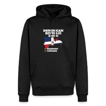Dominican Republic Bound Country Travel Dominican - Männer Premium Bio Hoodie - Schwarz - Vorne - Nico (187cm)
