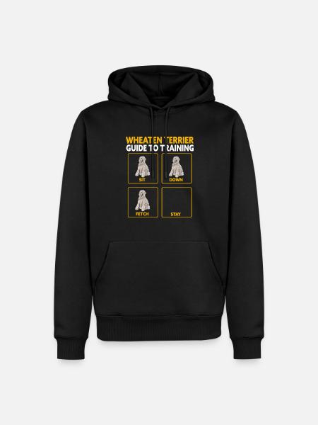 Terrier irlandais à enrobage doux - Sweat à capuche Premium bio Homme - noir