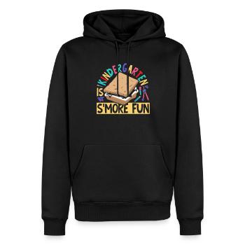 Kids Camping Marshmallow Funny Kindergarten Is Smo - Männer Premium Bio Hoodie - Schwarz - Vorne - Nico (187cm)