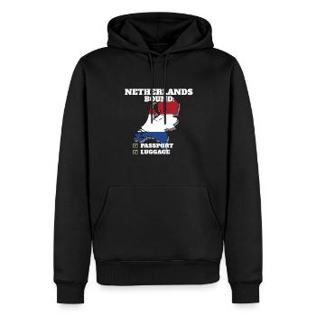 Netherlands Bound Country Travel Netherlandish - Männer Premium Bio Hoodie - Schwarz - Vorne - Nico (187cm)