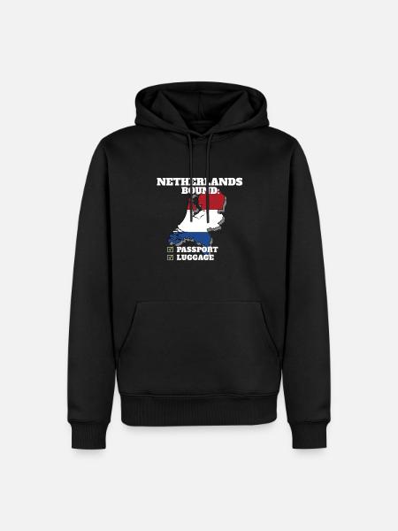 Pays-Bas Voyage Pays-Bas - Sweat à capuche Premium bio Homme - noir