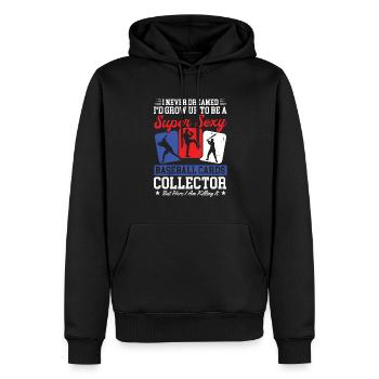 Super Sexy Baseball Cards Collector Funny Trader W - Männer Premium Bio Hoodie - Schwarz - Vorne - Nico (187cm)