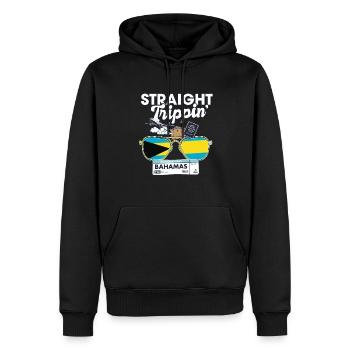Straight Trippin' Bahamas Vacation Tour Voyage - Sweat à capuche Premium bio Homme - noir - Devant - Nico (187cm)