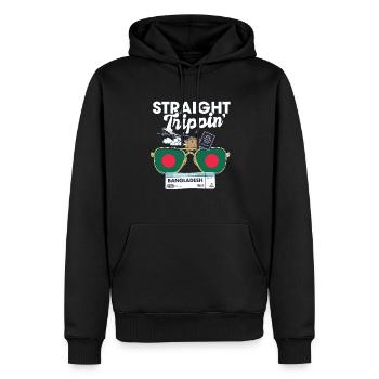 Straight Trippin' Bangladesh Vacation Tour Travel - Männer Premium Bio Hoodie - Schwarz - Vorne - Nico (187cm)