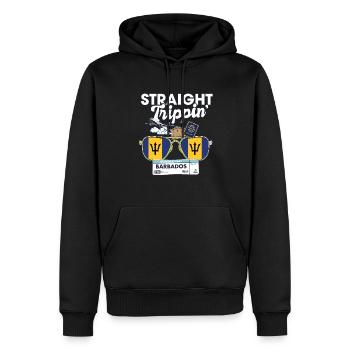 Straight Trippin' Barbados Vacation Tour Travel - Sweat à capuche Premium bio Homme - noir - Devant - Nico (187cm)