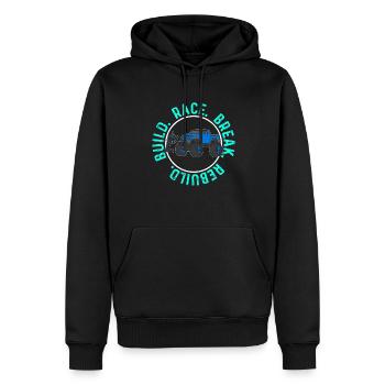 RC Car Ferngesteuertes Auto - Männer Premium Bio Hoodie - Schwarz - Vorne - Nico (187cm)