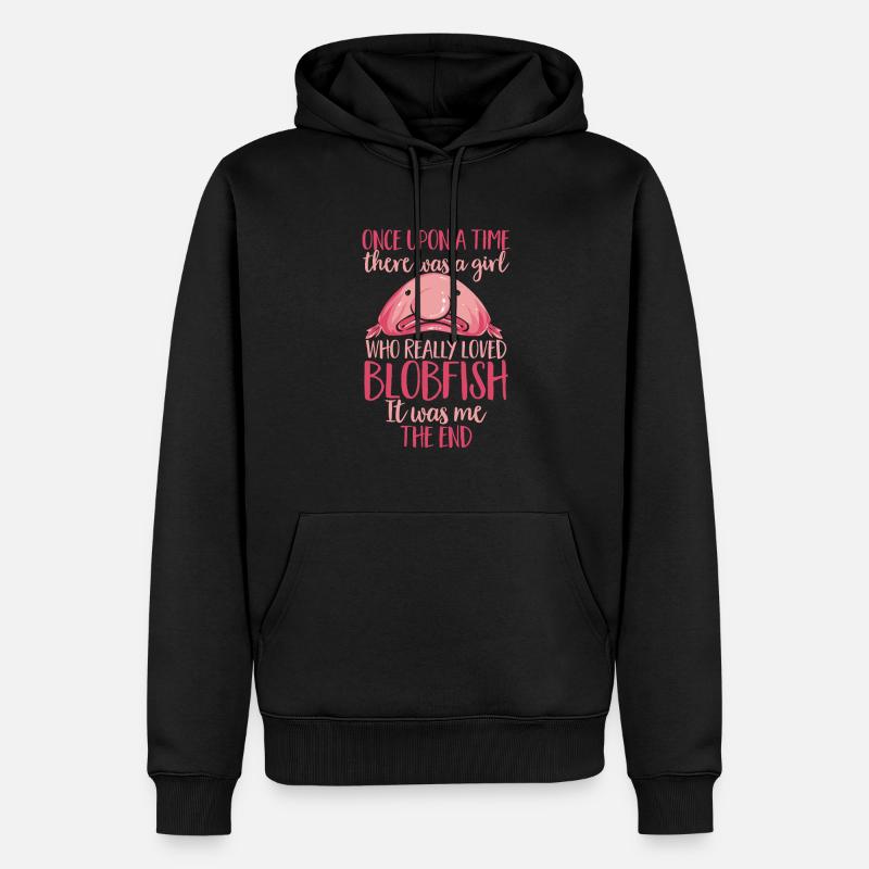 Poisson blob - Sweat à capuche Premium bio Homme - noir