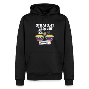Straight Trippin' Venezuela Vacation Tour Voyage - Sweat à capuche Premium bio Homme - noir - Devant - Nico (187cm)
