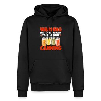 Einmachen Einkochen Lebensmitteln Konservieren - Männer Premium Bio Hoodie - Schwarz - Vorne - Nico (187cm)