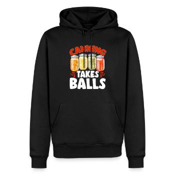 Einmachen Einkochen Lebensmitteln Konservieren - Männer Premium Bio Hoodie - Schwarz - Vorne - Nico (187cm)