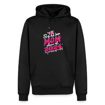Senior Mom Class of 2024 Proud Mother Funny - Männer Premium Bio Hoodie - Schwarz - Vorne - Nico (187cm)