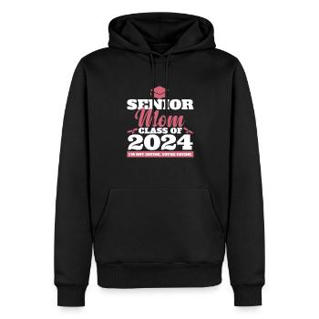 Proud Mama Senior Mom Class of 2024 Funny - Sweat à capuche Premium bio Homme - noir - Devant - Nico (187cm)