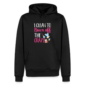 Haushaltshilfe Reinigungskraft Haushälterin - Männer Premium Bio Hoodie - Schwarz - Vorne - Nico (187cm)