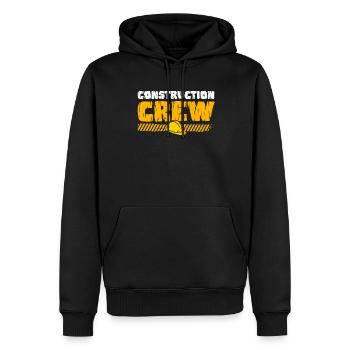 Construction Crew, Construction Site, Builder - Men’s Premium Organic Hoodie - black - Front - Nico (187cm)