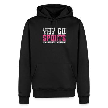 Yay Go Sports Do The Thing Win The Points Sport - Men’s Premium Organic Hoodie - black - Front - Nico (187cm)