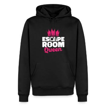 Mystery Escape Room Queen Women Challenge - Männer Premium Bio Hoodie - Schwarz - Vorne - Nico (187cm)