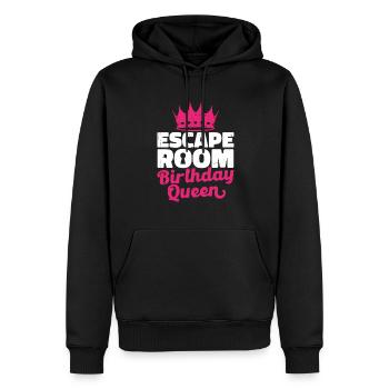 Women Challenge Party Lover Escaped Room Birthday - Men’s Premium Organic Hoodie - black - Front - Nico (187cm)