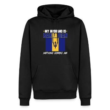 Barbados Flagge Barbadier Bajan - Männer Premium Bio Hoodie - Schwarz - Vorne - Nico (187cm)