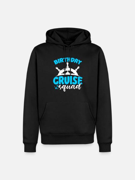 Birthday Cruise Squad - Männer Premium Bio Hoodie - Schwarz