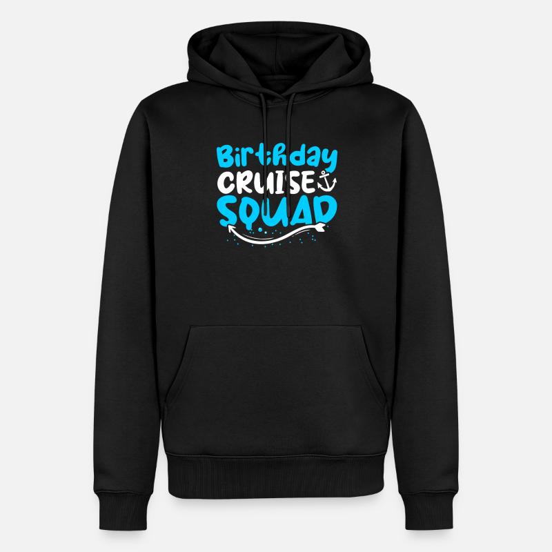 Anniversaire Croisière Squad - Sweat à capuche Premium bio Homme - noir