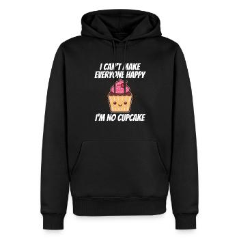 I Can't Make Everyone Happy I'm No Cupcake Pastry - Men’s Premium Organic Hoodie - black - Front - Nico (187cm)