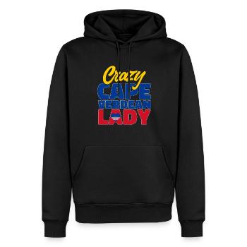 Kap Verde Flagge Cabo Verde Flagge - Männer Premium Bio Hoodie - Schwarz - Vorne - Nico (187cm)