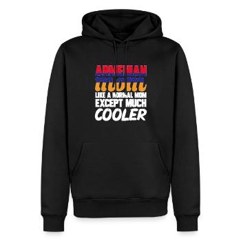 Armenische Flagge Armenien - Männer Premium Bio Hoodie - Schwarz - Vorne - Nico (187cm)