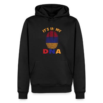 Armenische Flagge Armenien - Männer Premium Bio Hoodie - Schwarz - Vorne - Nico (187cm)