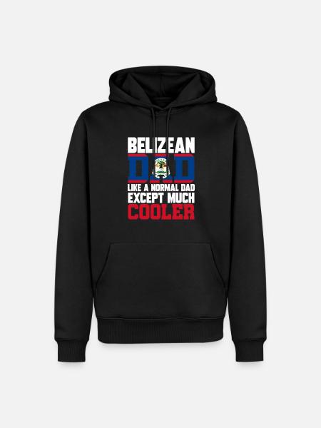 Belize Flag Belizer - Men’s Premium Organic Hoodie - black