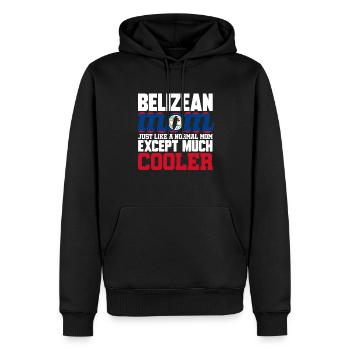 Belize Flagge Belizer - Männer Premium Bio Hoodie - Schwarz - Vorne - Nico (187cm)