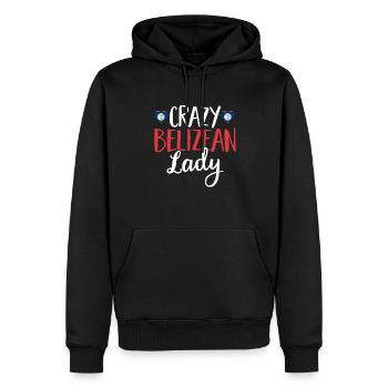 Belize Flagge Belizer - Männer Premium Bio Hoodie - Schwarz - Vorne - Nico (187cm)