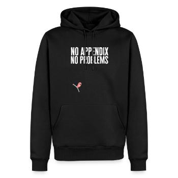 Appendectomy Appendicitis - Men’s Premium Organic Hoodie - black - Front - Nico (187cm)