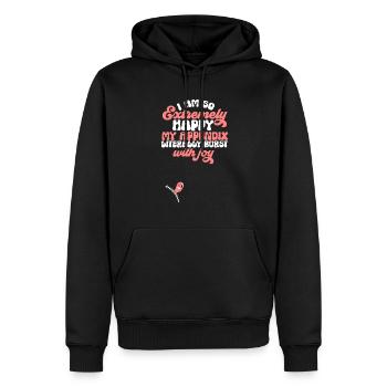 Appendectomy Appendicitis - Men’s Premium Organic Hoodie - black - Front - Nico (187cm)
