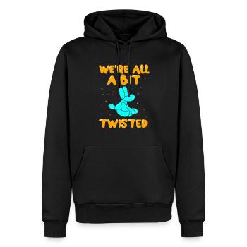 ballon animal fête ballon artiste - Sweat à capuche Premium bio Homme - noir - Devant - Nico (187cm)