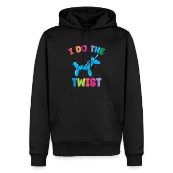 ballon animal fête ballon artiste - Sweat à capuche Premium bio Homme - noir - Devant - Nico (187cm)